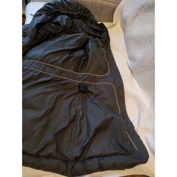 Cole Haan Women's Signature Down Feather Puffer Quilted Hood Belted Coat Medium - Picture 11 of 14